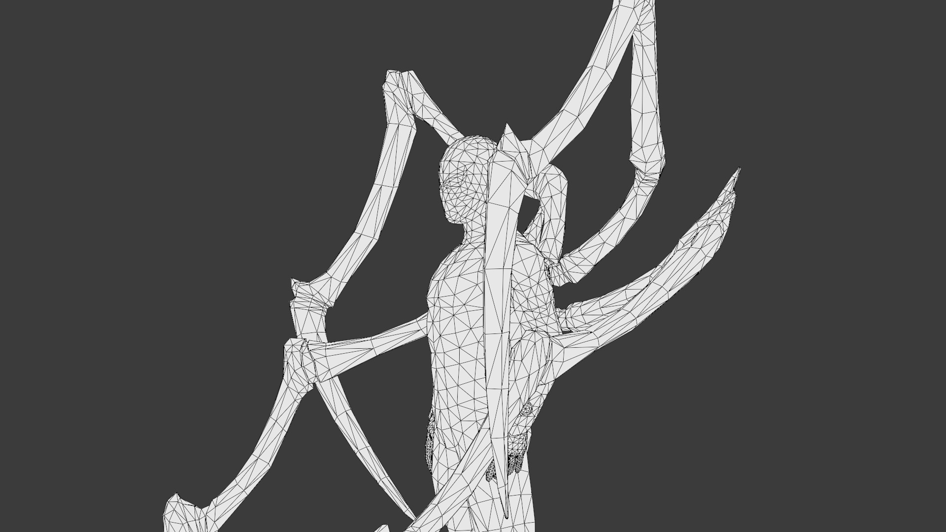 Superior SpiderMan 3D Model with Robotic Arms Low-poly 3D model_28