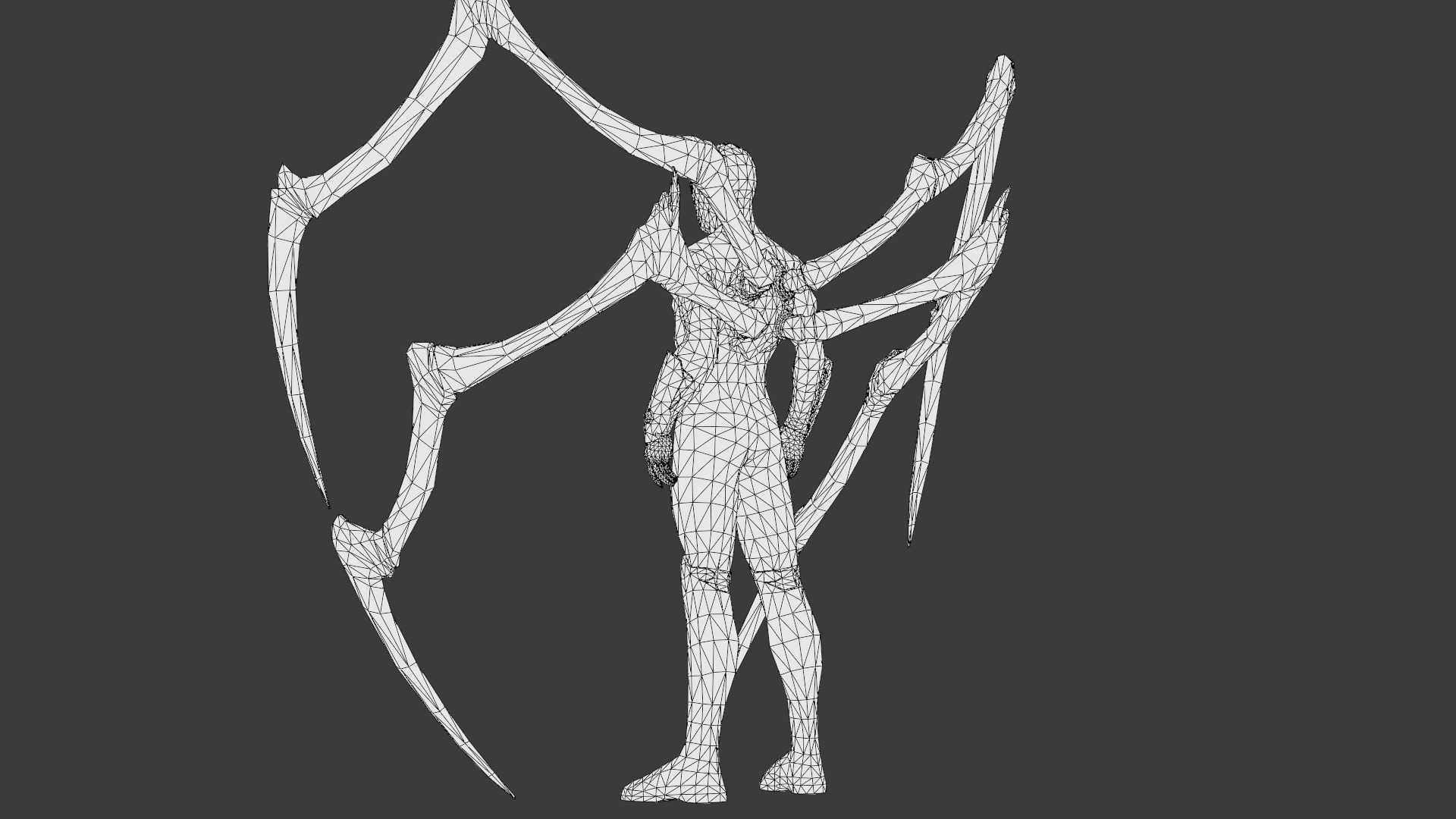 Superior SpiderMan 3D Model with Robotic Arms Low-poly 3D model_35