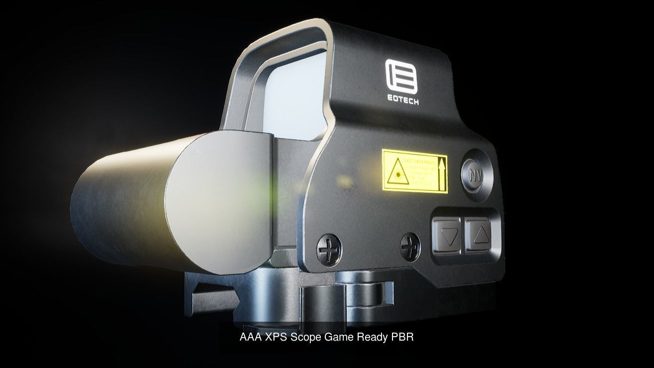 AAA Sights and Scopes Pack Game ready PBR 3D Model Collection_6