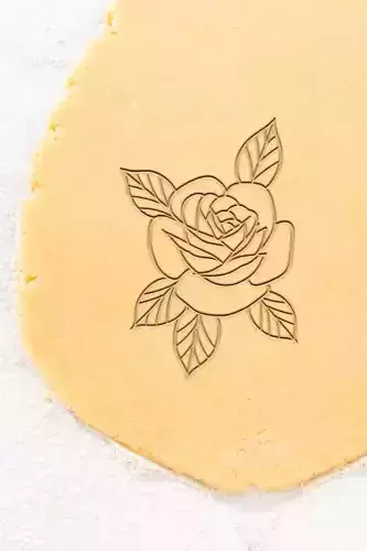 Rose Cookie Cutter - Biscuit Cutter