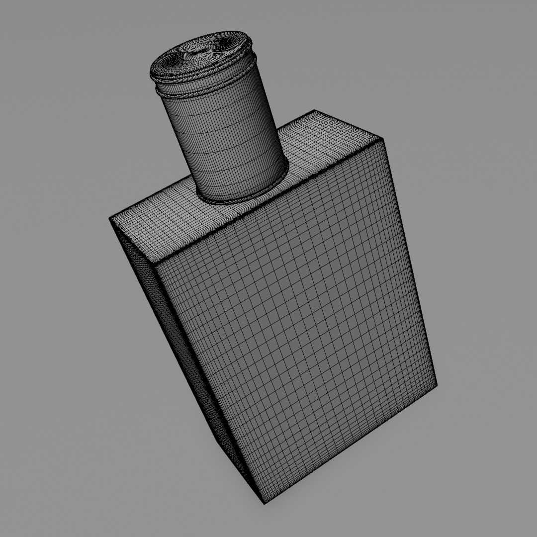 Perfume bottle berry 3D model Advertising 3D model_4