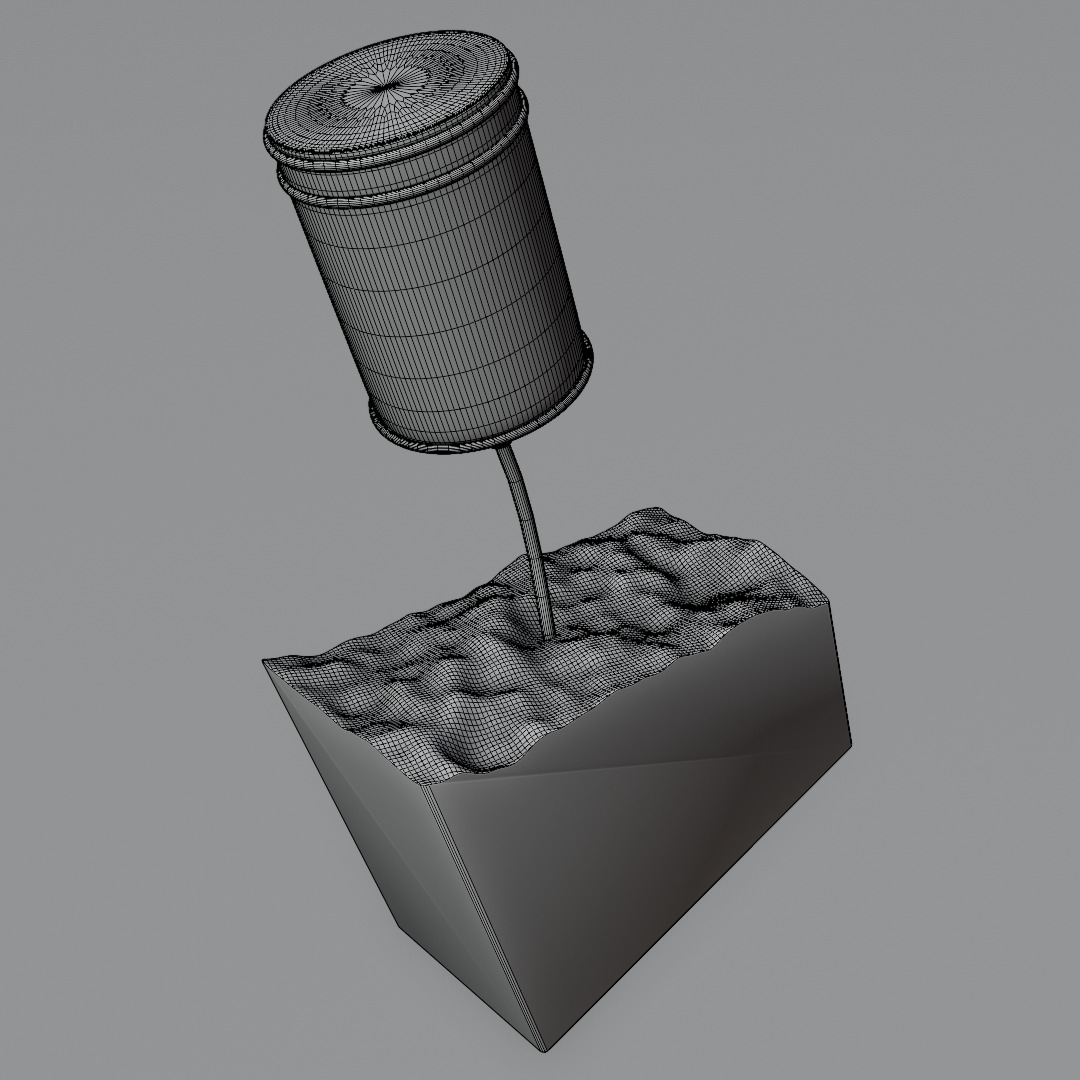 Perfume bottle berry 3D model Advertising 3D model_8