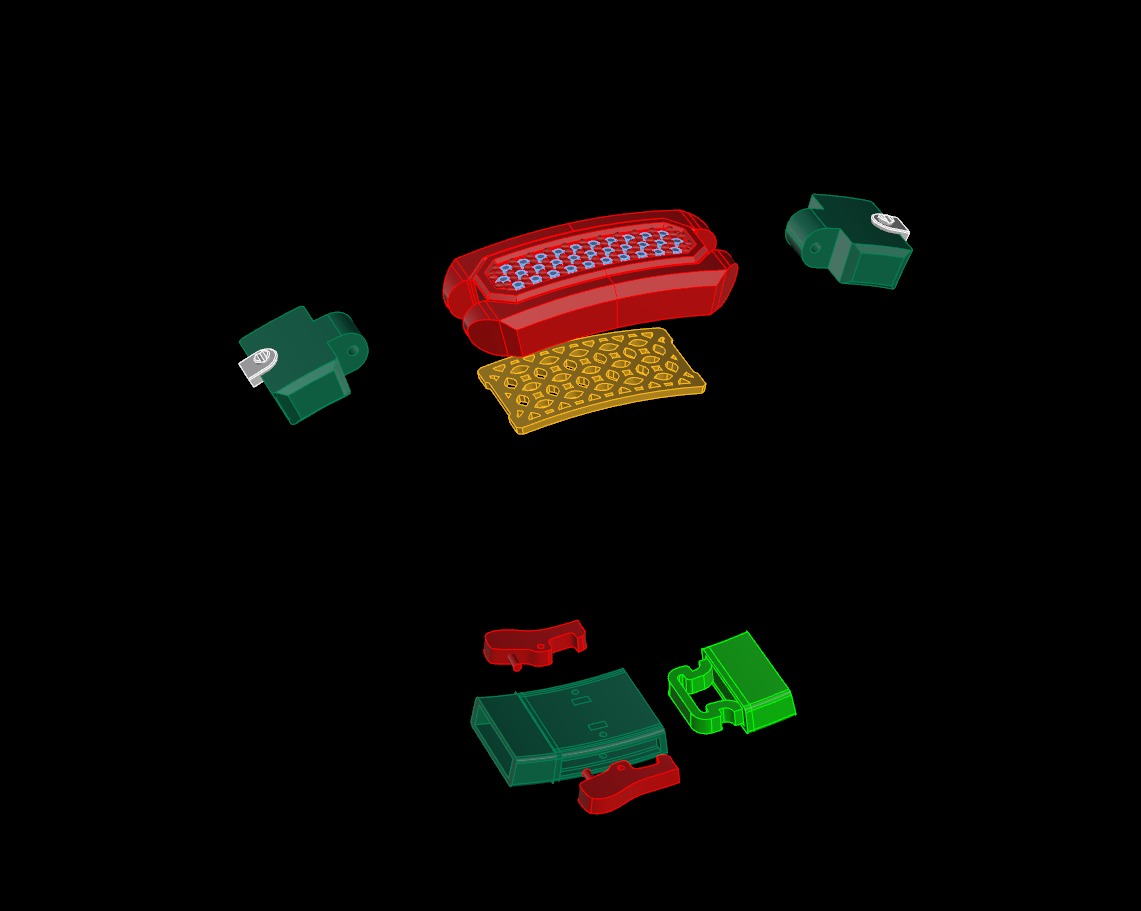 Mens bracelet 3D print model_4