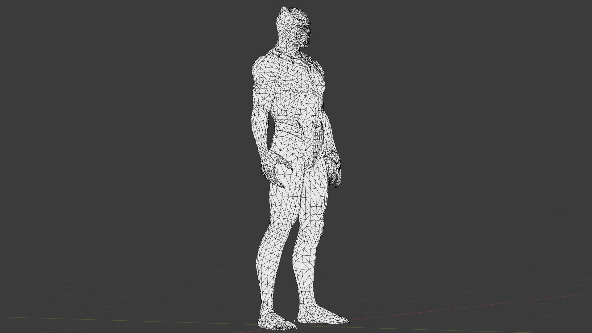 Killmonger Tribal Warrior King 3D Model Wakandan Design Low-poly 3D model_35