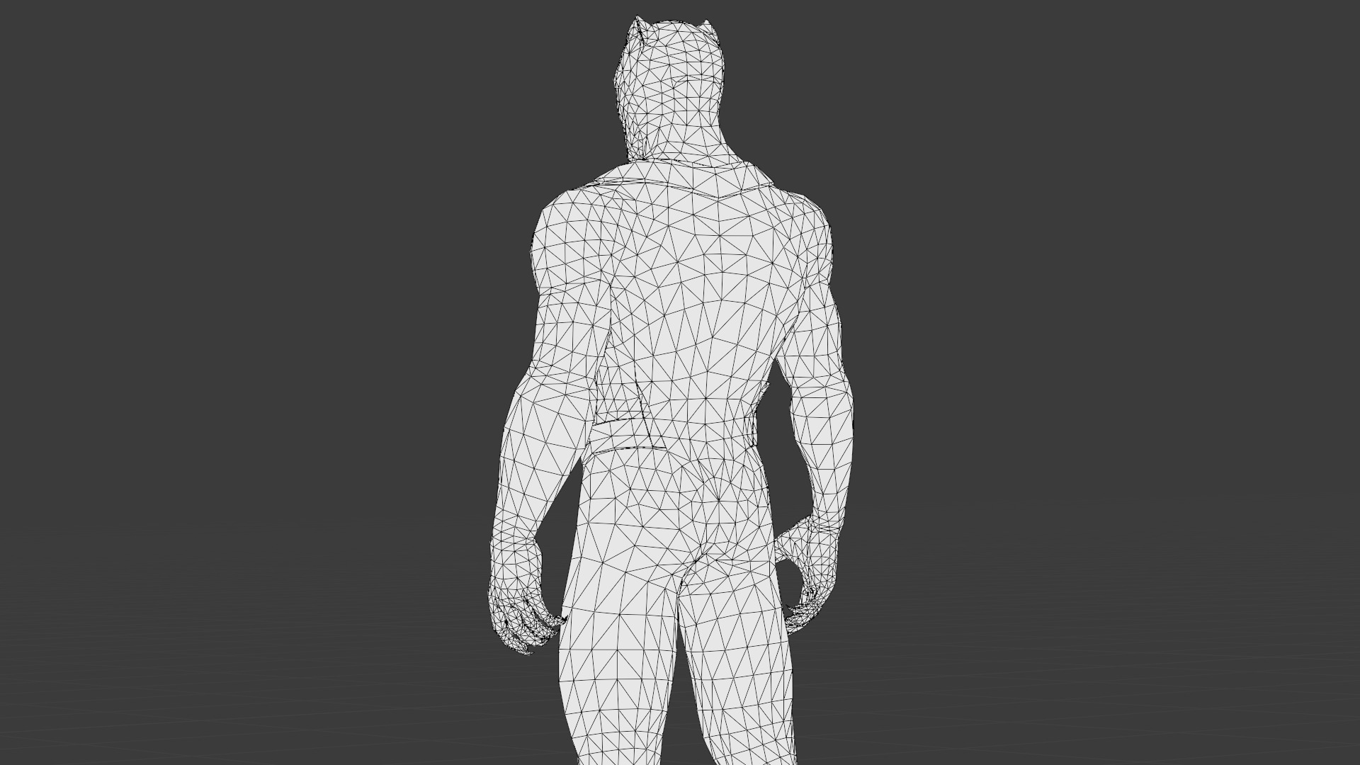 Killmonger Tribal Warrior King 3D Model Wakandan Design Low-poly 3D model_31