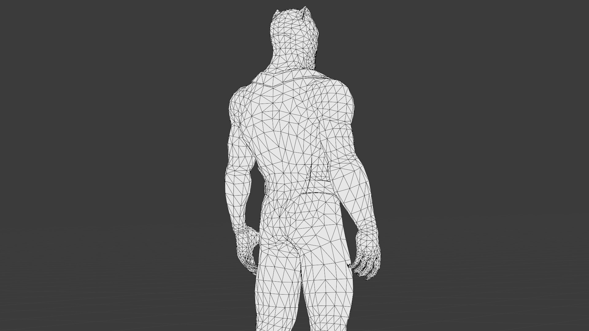 Killmonger Tribal Warrior King 3D Model Wakandan Design Low-poly 3D model_28