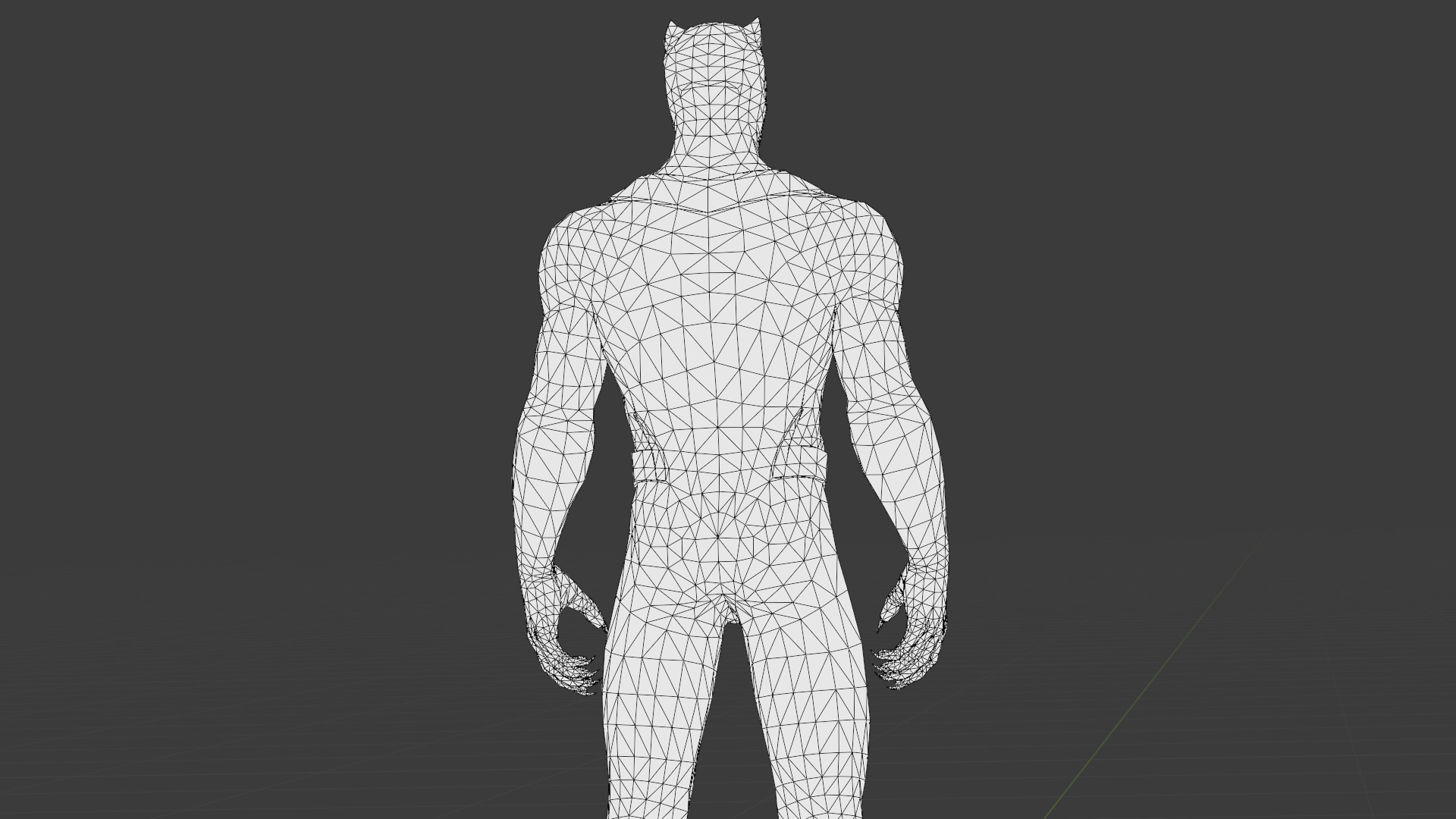 Killmonger Tribal Warrior King 3D Model Wakandan Design Low-poly 3D model_27