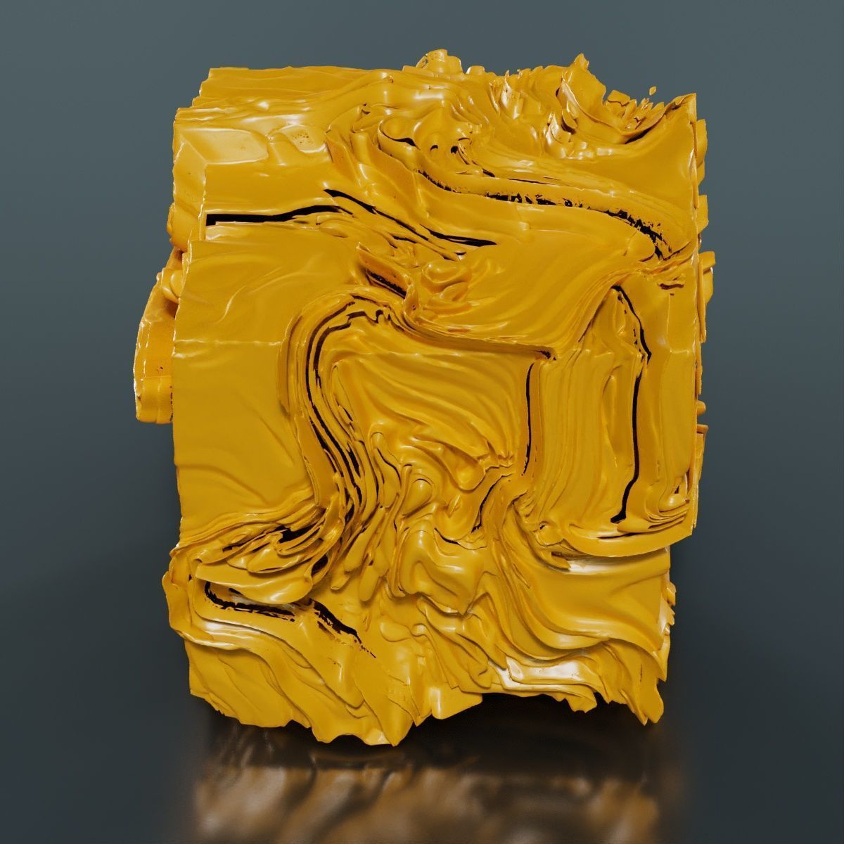 Folded Cube 7 3D model_12