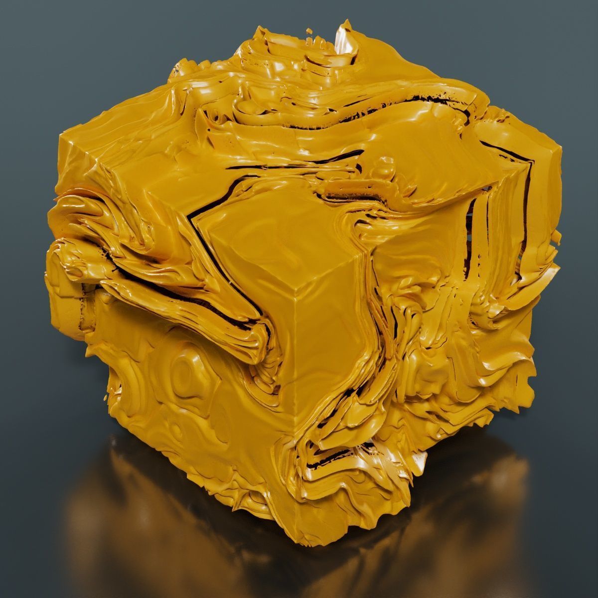 Folded Cube 7 3D model_13