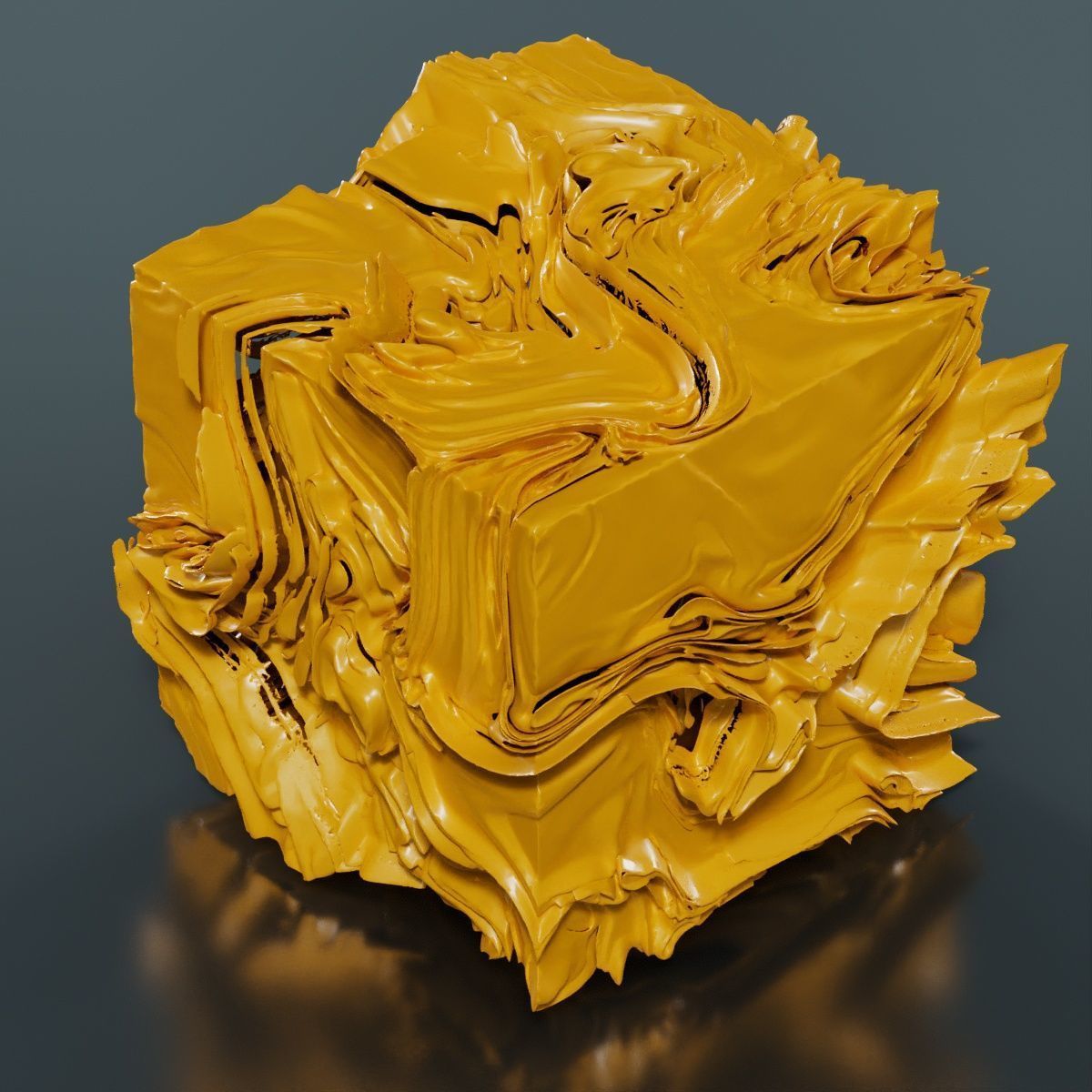 Folded Cube 7 3D model_11