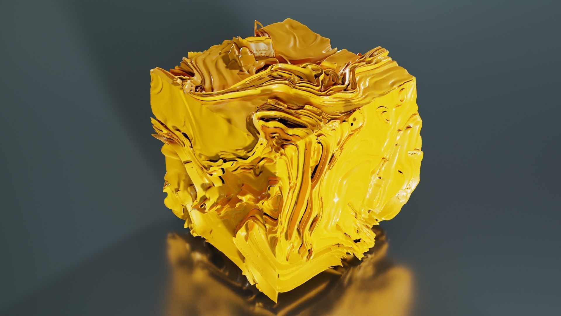 Folded Cube 7 3D model_2