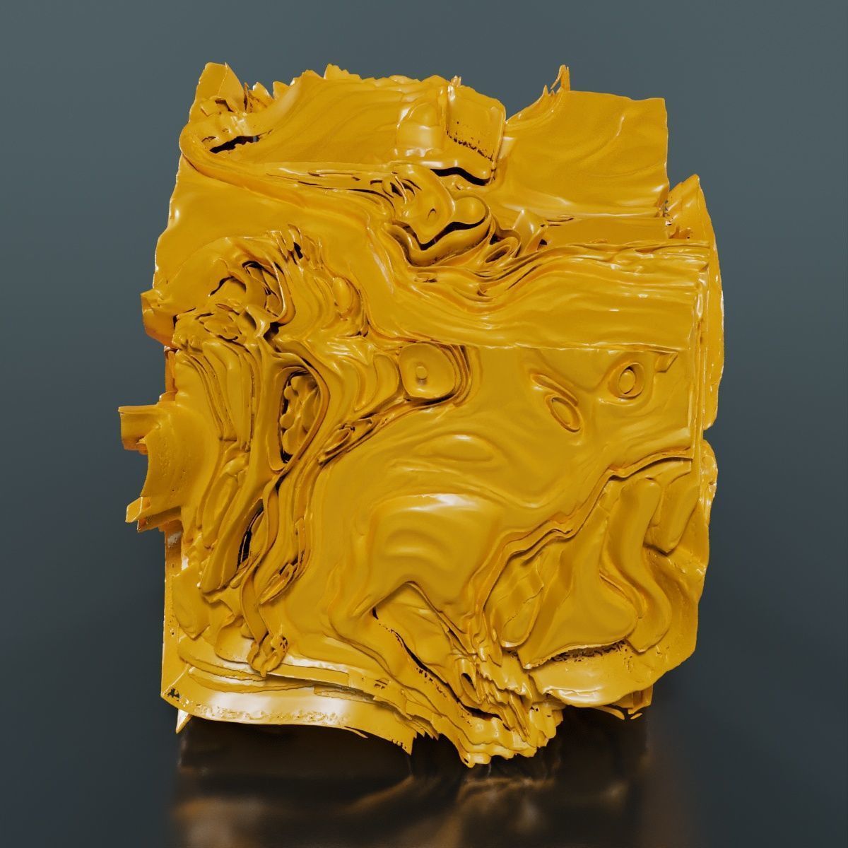 Folded Cube 7 3D model_16