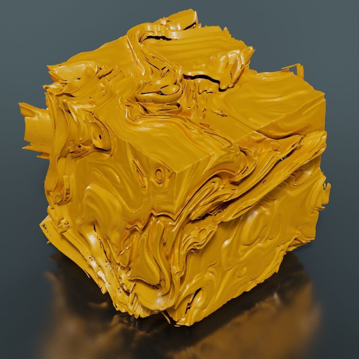 Folded Cube 7 3D model_15