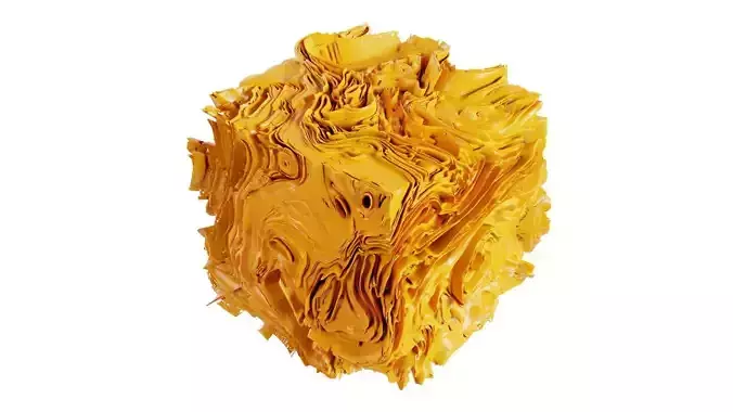 Folded Cube 8 3D model
