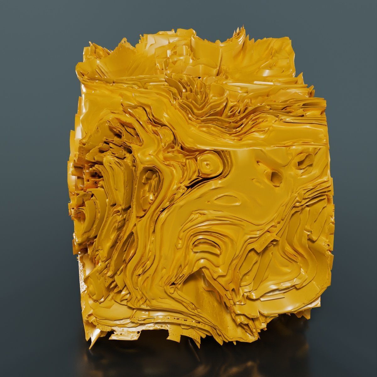 Folded Cube 8 3D model_10