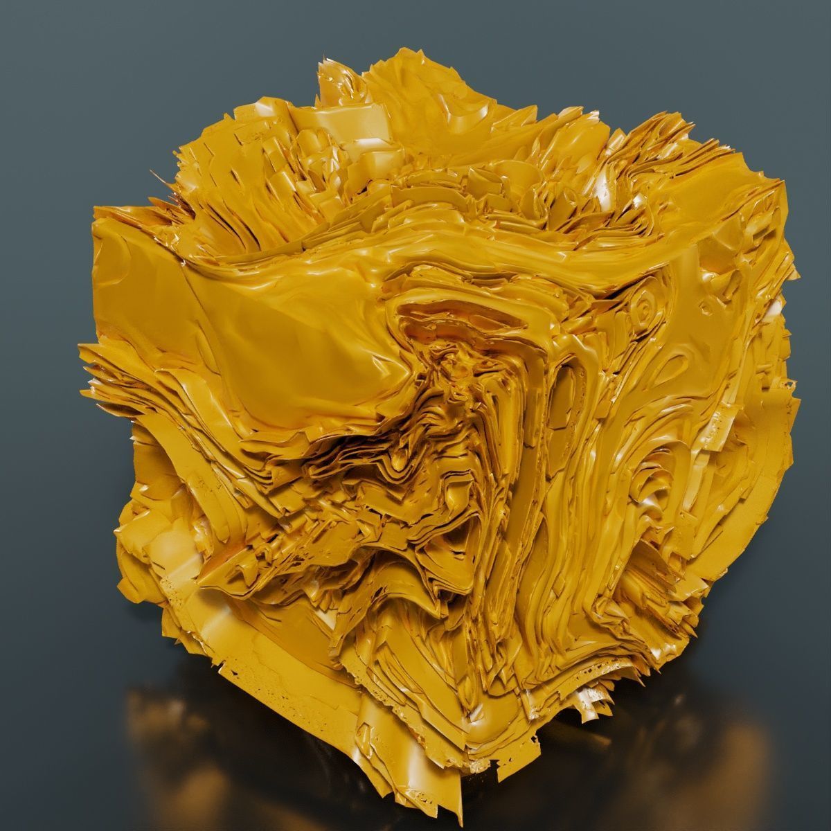 Folded Cube 8 3D model_11