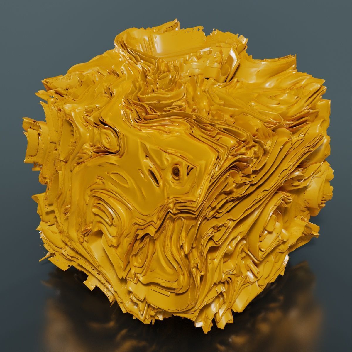 Folded Cube 8 3D model_9