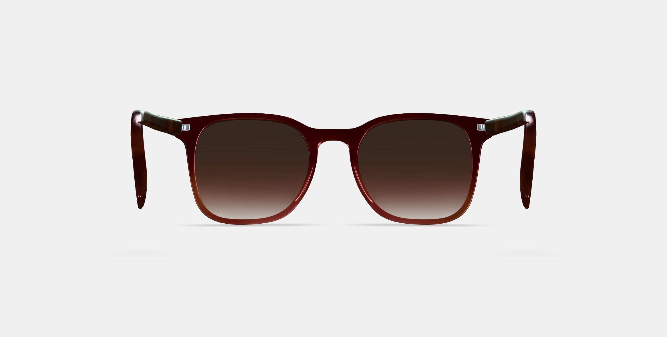 Rosie Sunglasses in Mulberry Tortoise Fade Low-poly 3D model_15