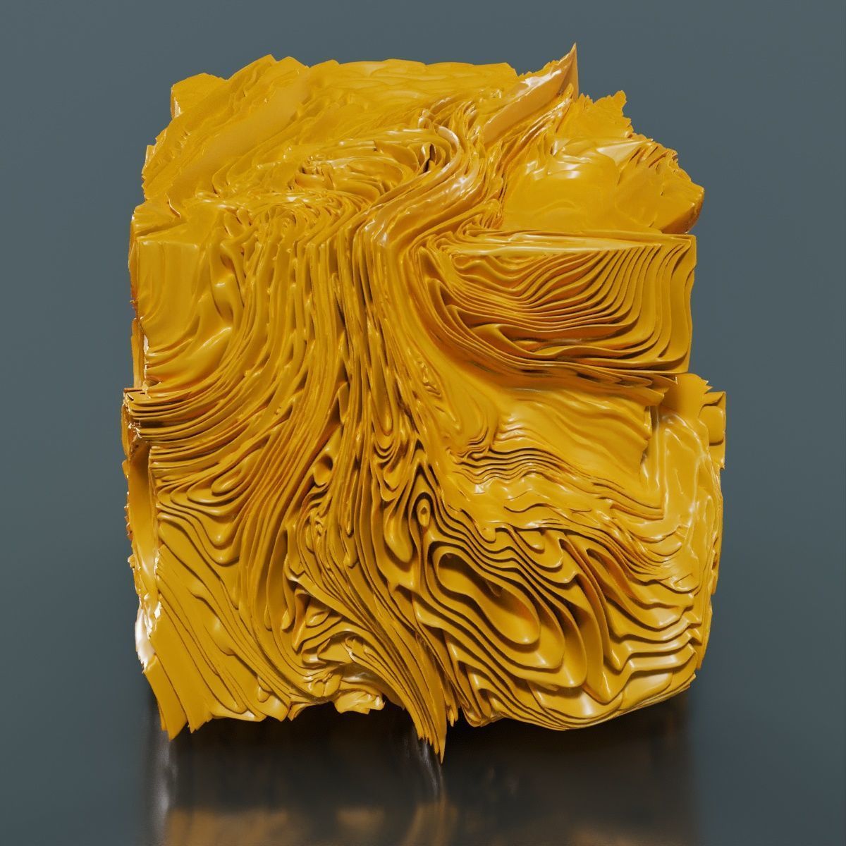 Folded Cube 9 3D model_12