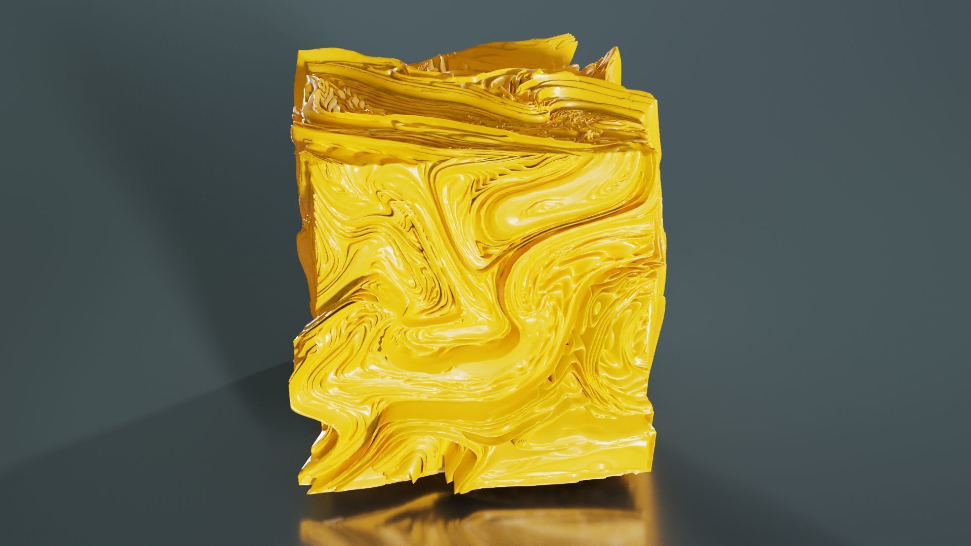 Folded Cube 9 3D model_7