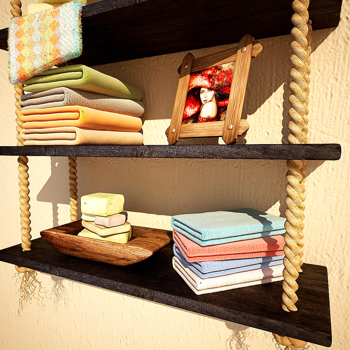ROPE SHELF 3D model_5