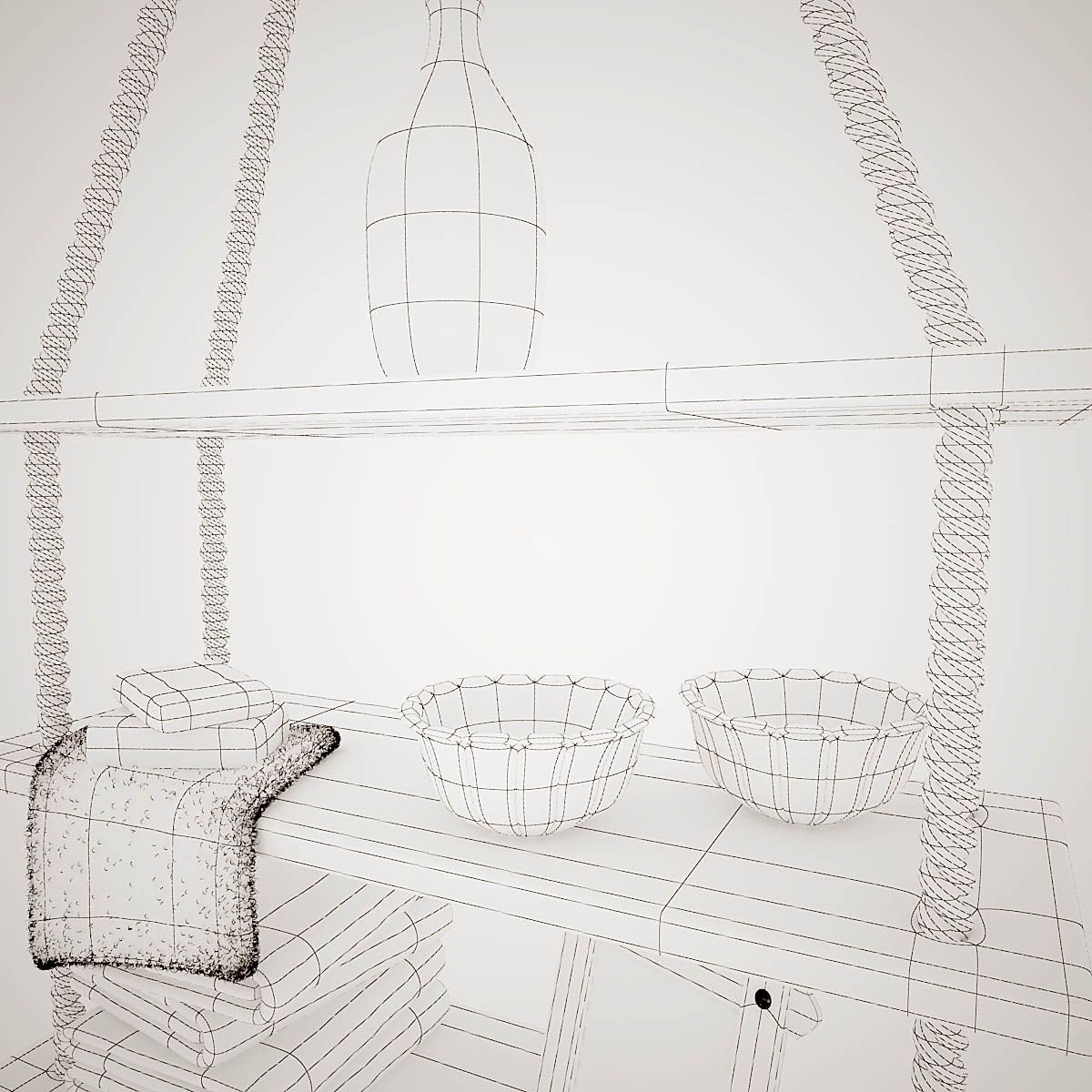 ROPE SHELF 3D model_12
