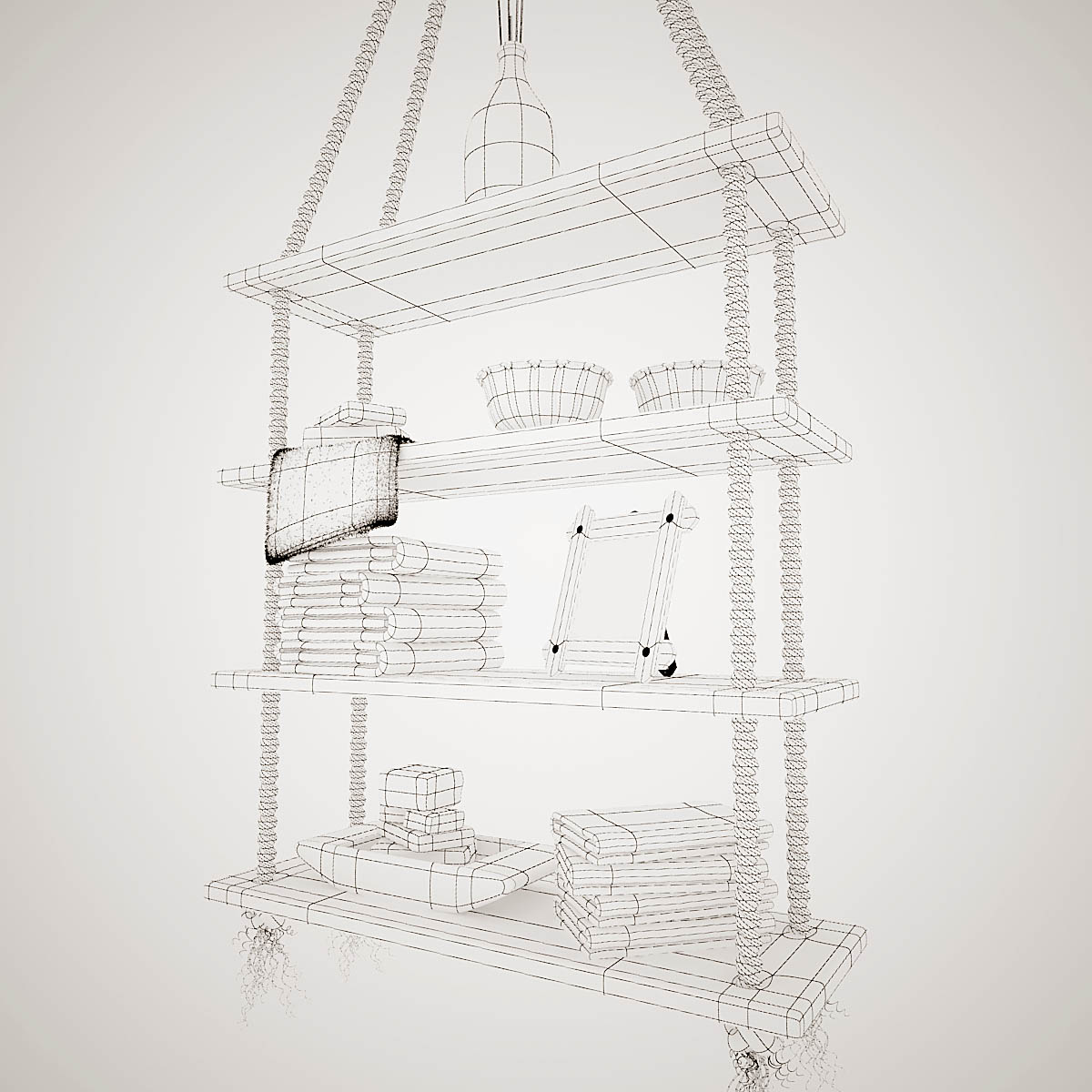 ROPE SHELF 3D model_8