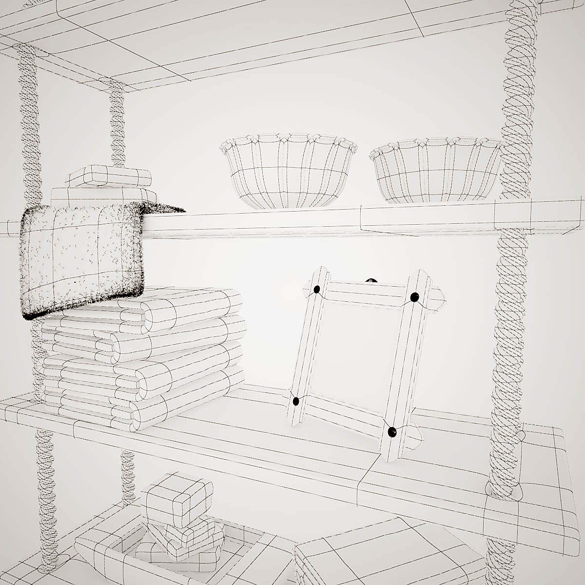 ROPE SHELF 3D model_11