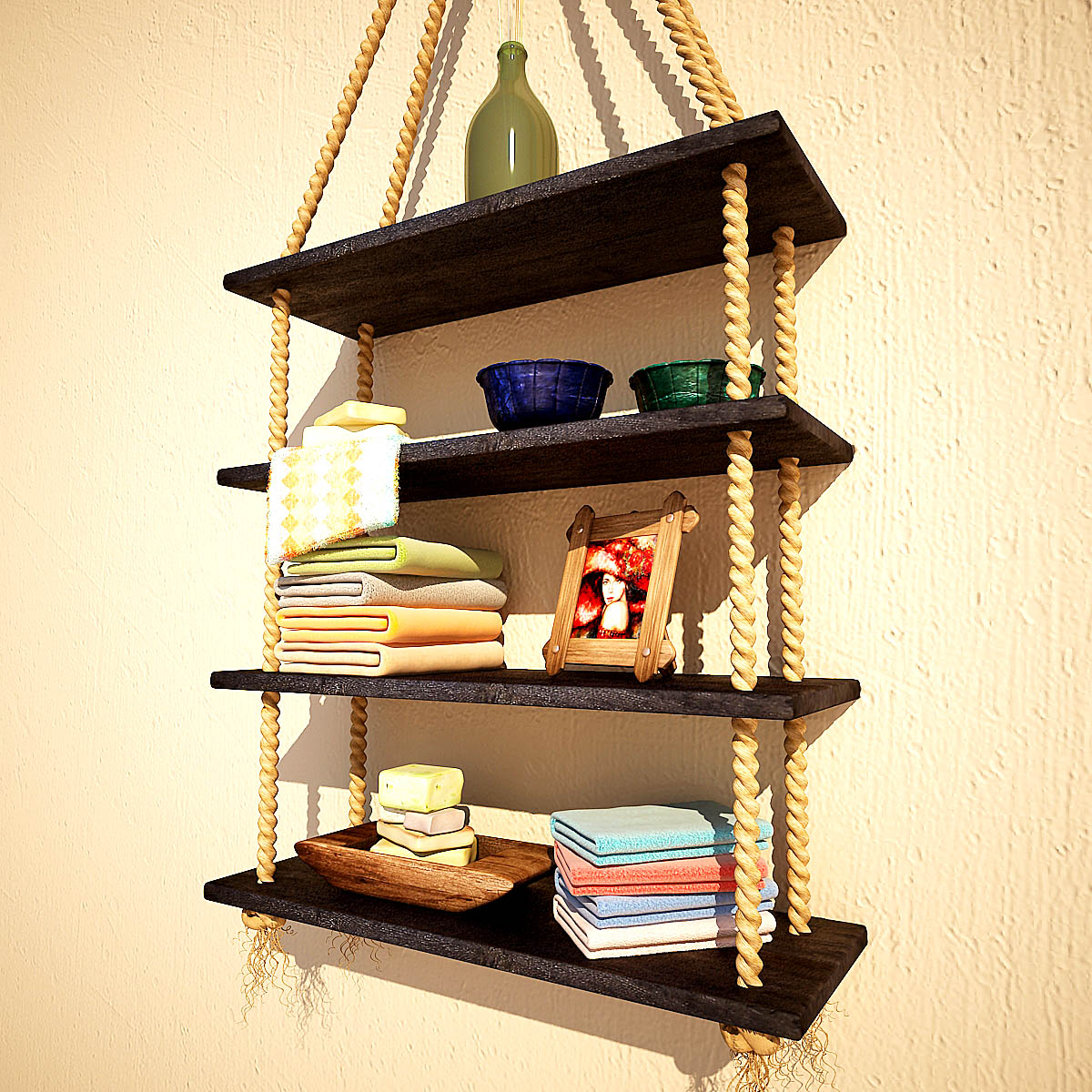 ROPE SHELF 3D model_4