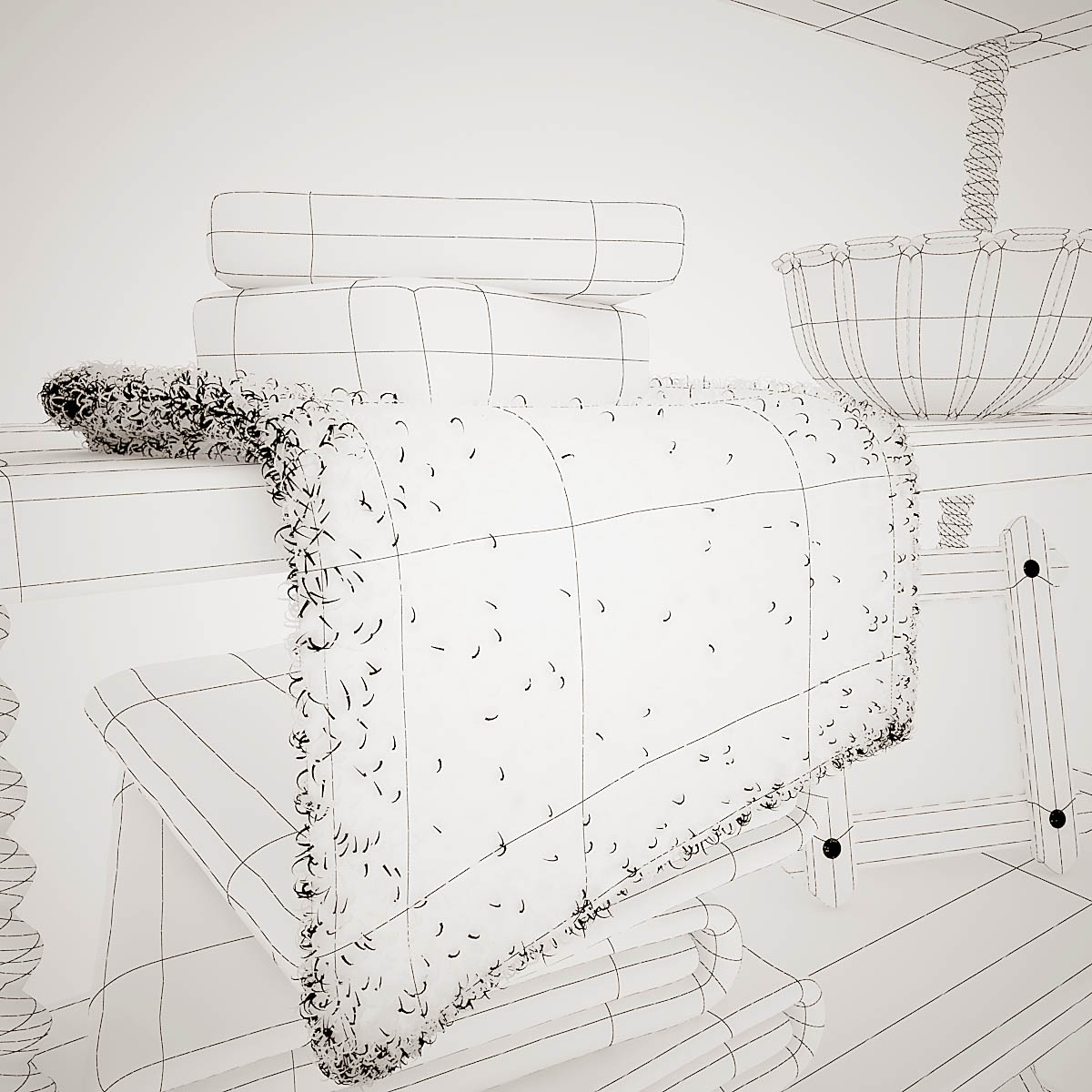 ROPE SHELF 3D model_14