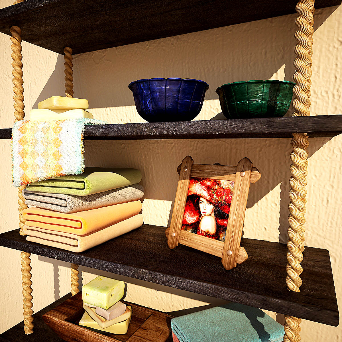 ROPE SHELF 3D model_6