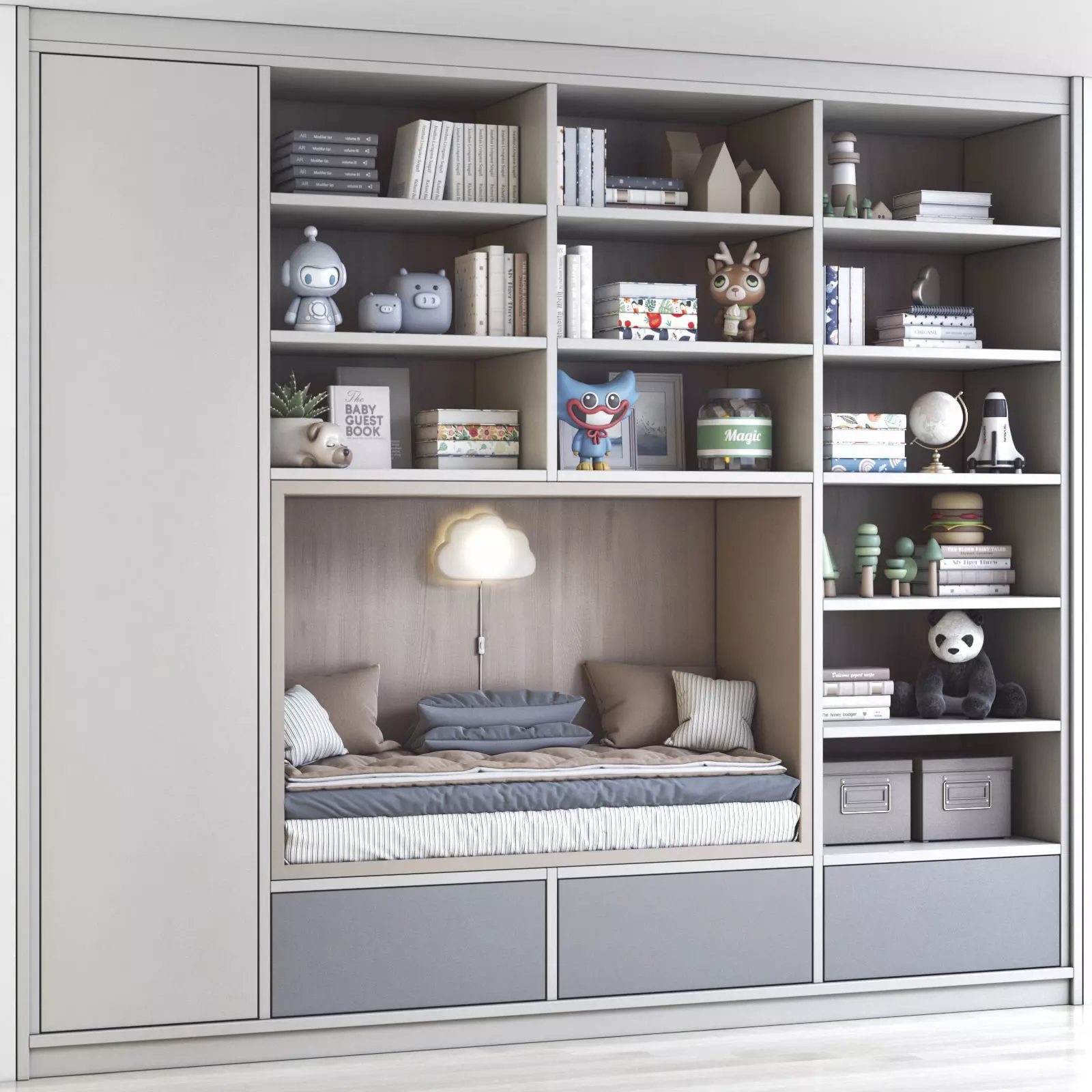 Furniture for nursery 19 3D model_0