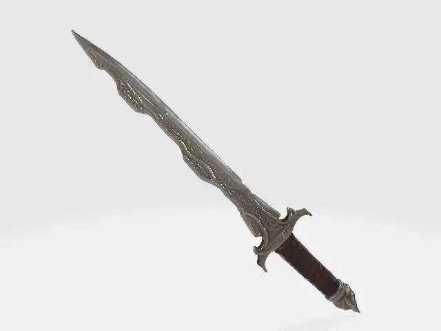 Fantasy sword 3D model