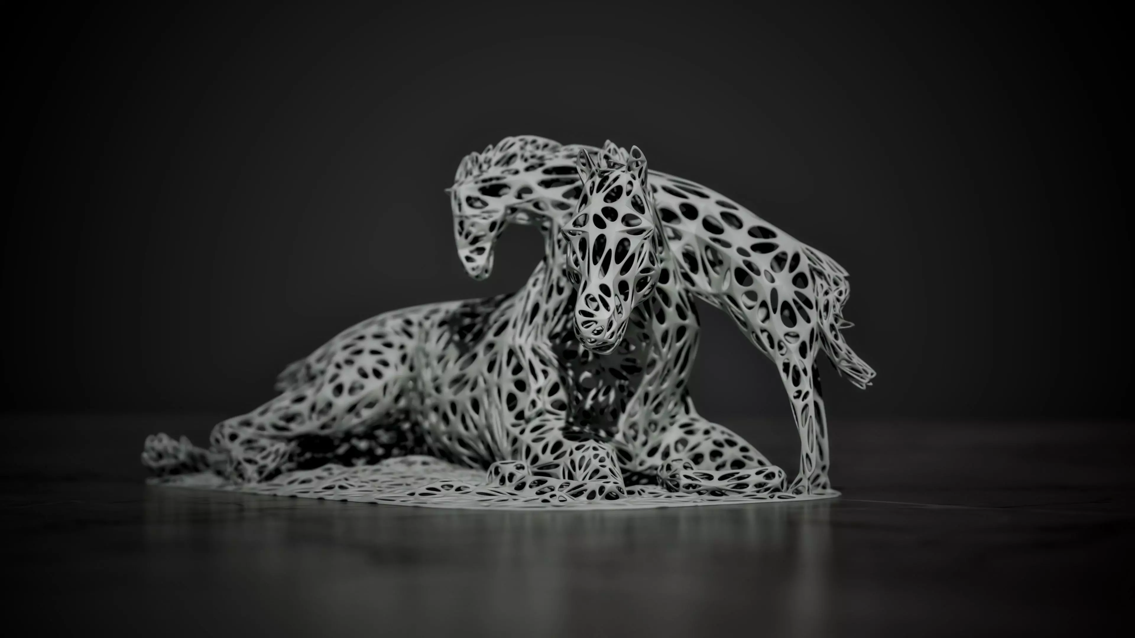 Horse 3D print model_0