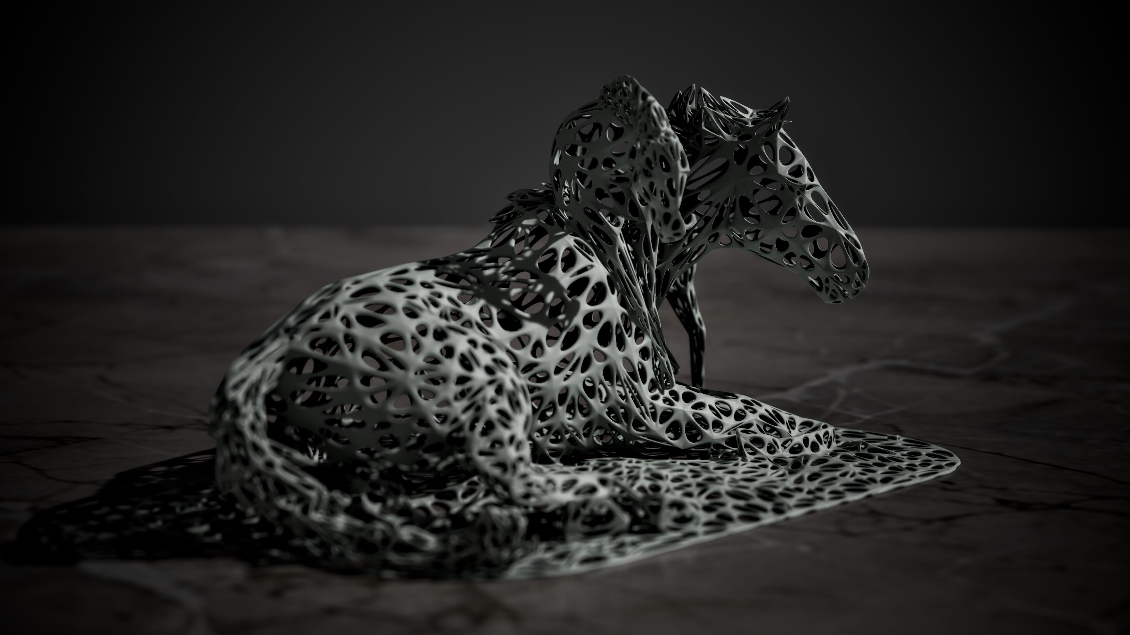 Horse 3D print model_2