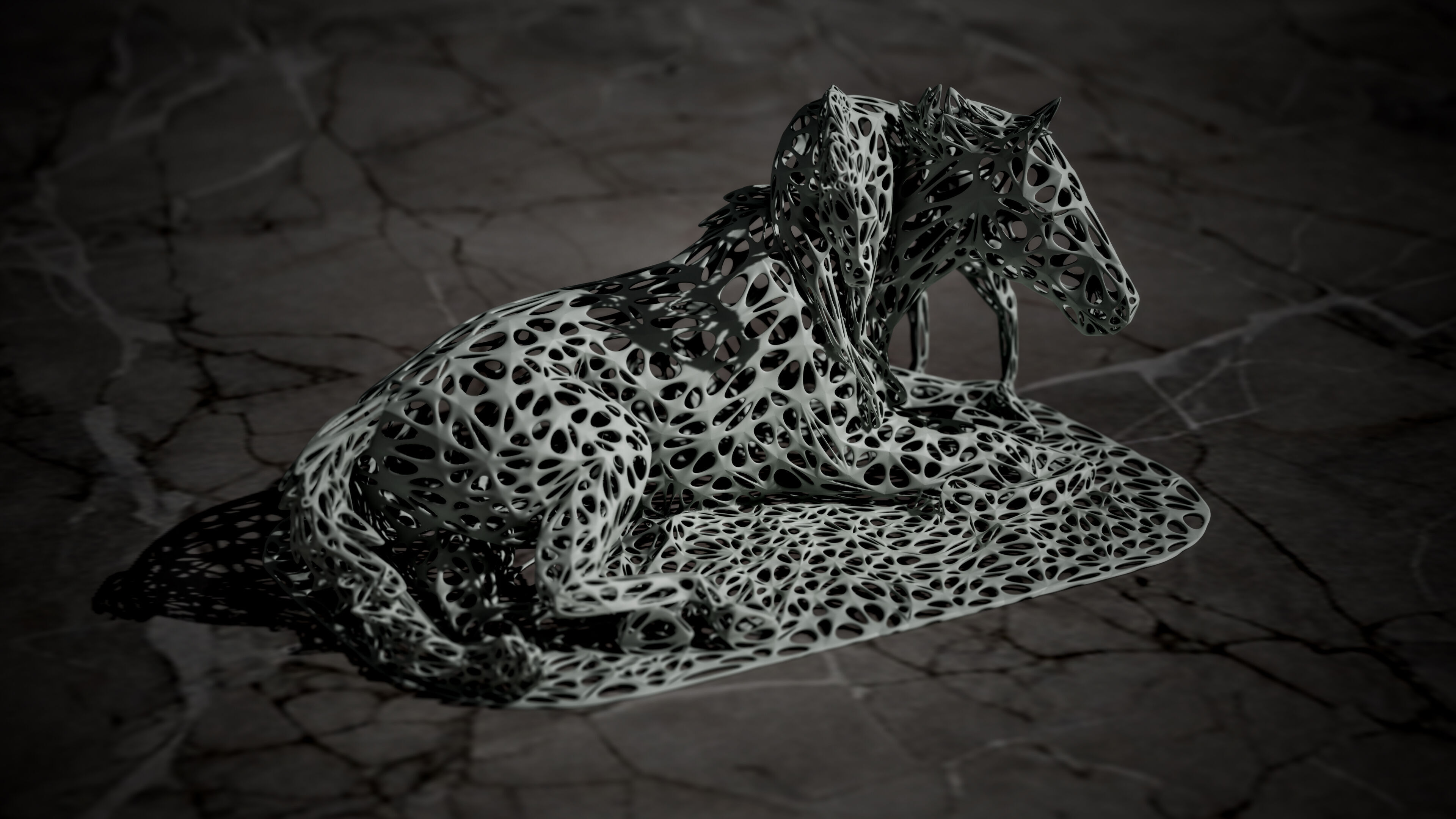 Horse 3D print model_6