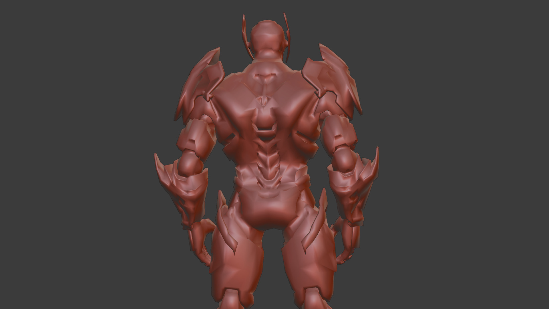 Ultron Futuristic AI Robot Overlord 3D Model Metallic Villain Low-poly 3D model_14