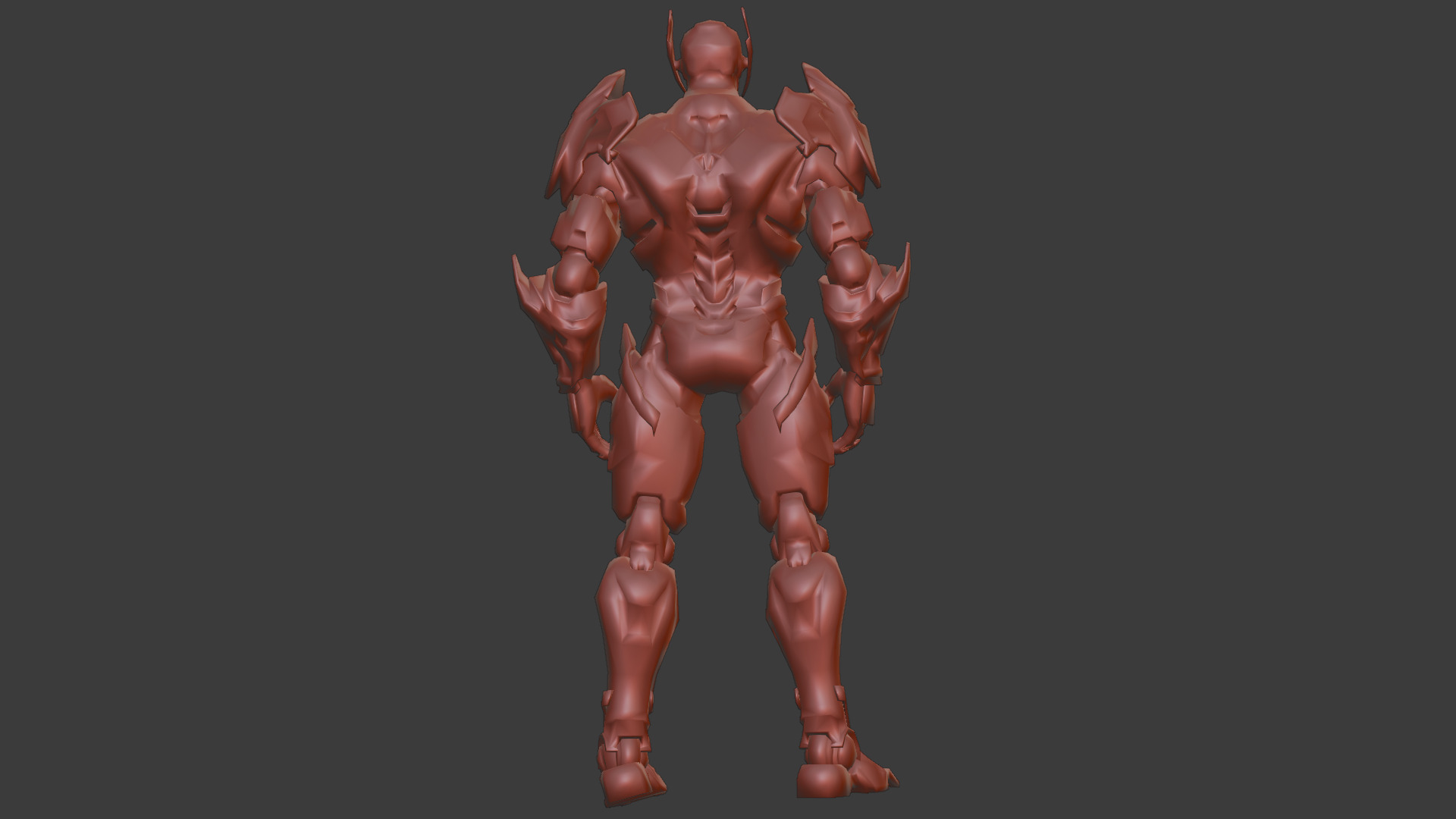 Ultron Futuristic AI Robot Overlord 3D Model Metallic Villain Low-poly 3D model_19