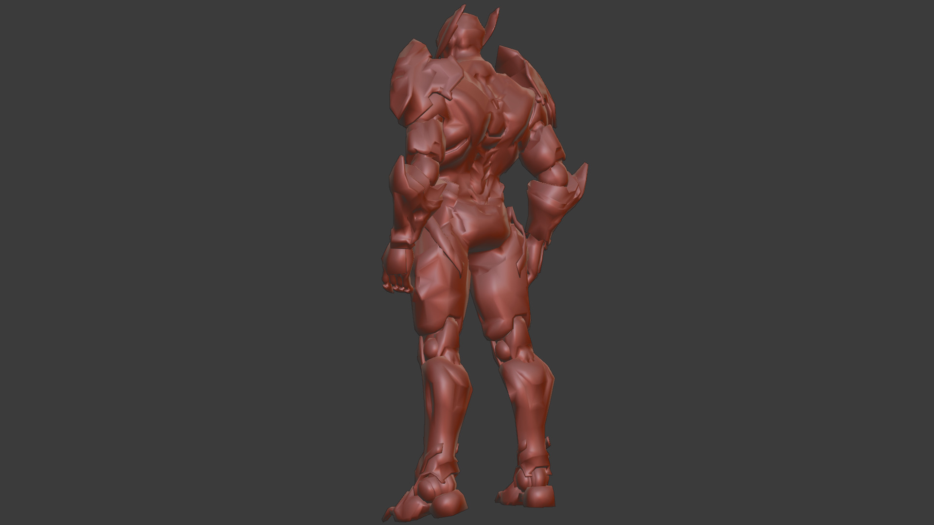 Ultron Futuristic AI Robot Overlord 3D Model Metallic Villain Low-poly 3D model_18