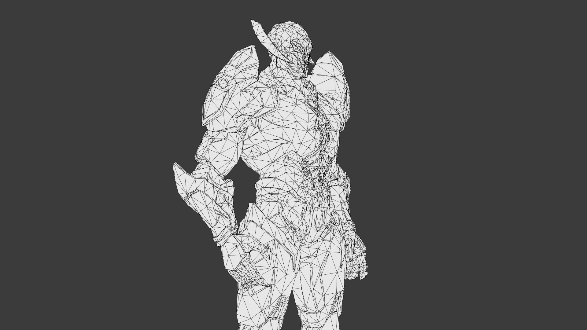 Ultron Futuristic AI Robot Overlord 3D Model Metallic Villain Low-poly 3D model_24