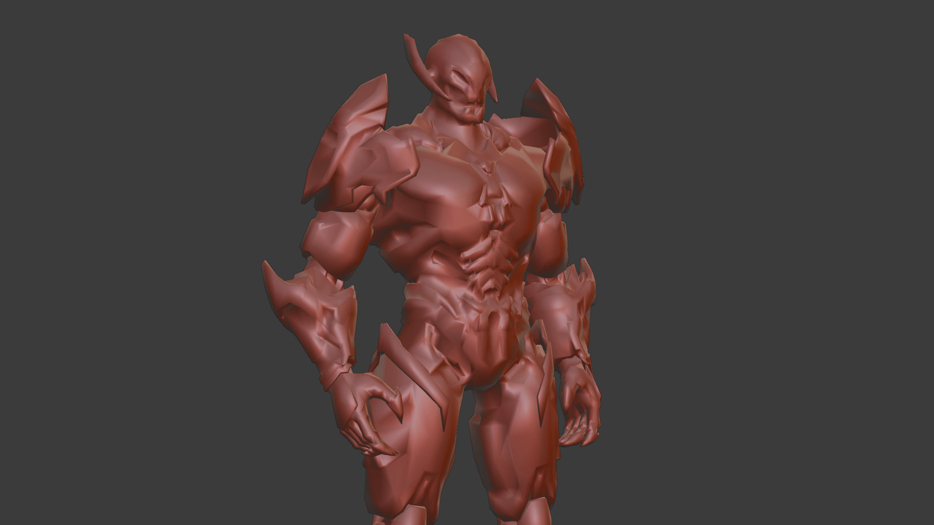 Ultron Futuristic AI Robot Overlord 3D Model Metallic Villain Low-poly 3D model_22