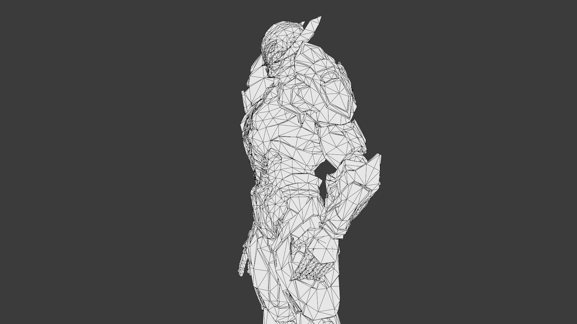 Ultron Futuristic AI Robot Overlord 3D Model Metallic Villain Low-poly 3D model_35