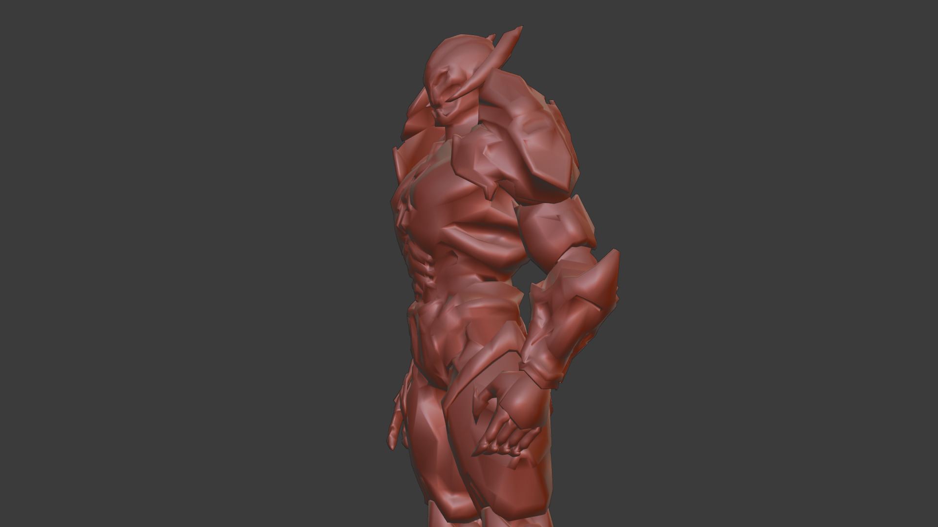 Ultron Futuristic AI Robot Overlord 3D Model Metallic Villain Low-poly 3D model_23