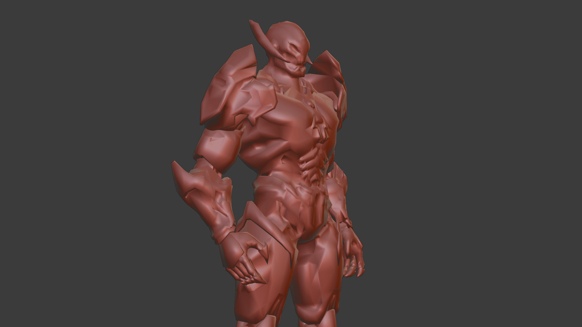 Ultron Futuristic AI Robot Overlord 3D Model Metallic Villain Low-poly 3D model_12