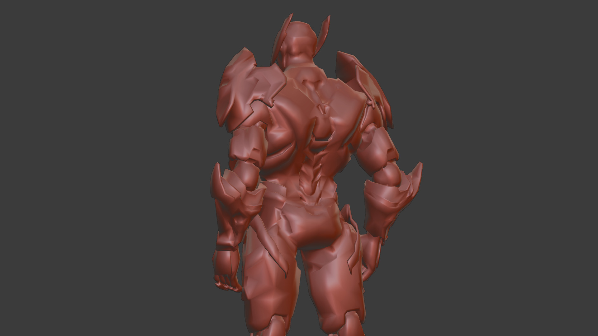 Ultron Futuristic AI Robot Overlord 3D Model Metallic Villain Low-poly 3D model_13