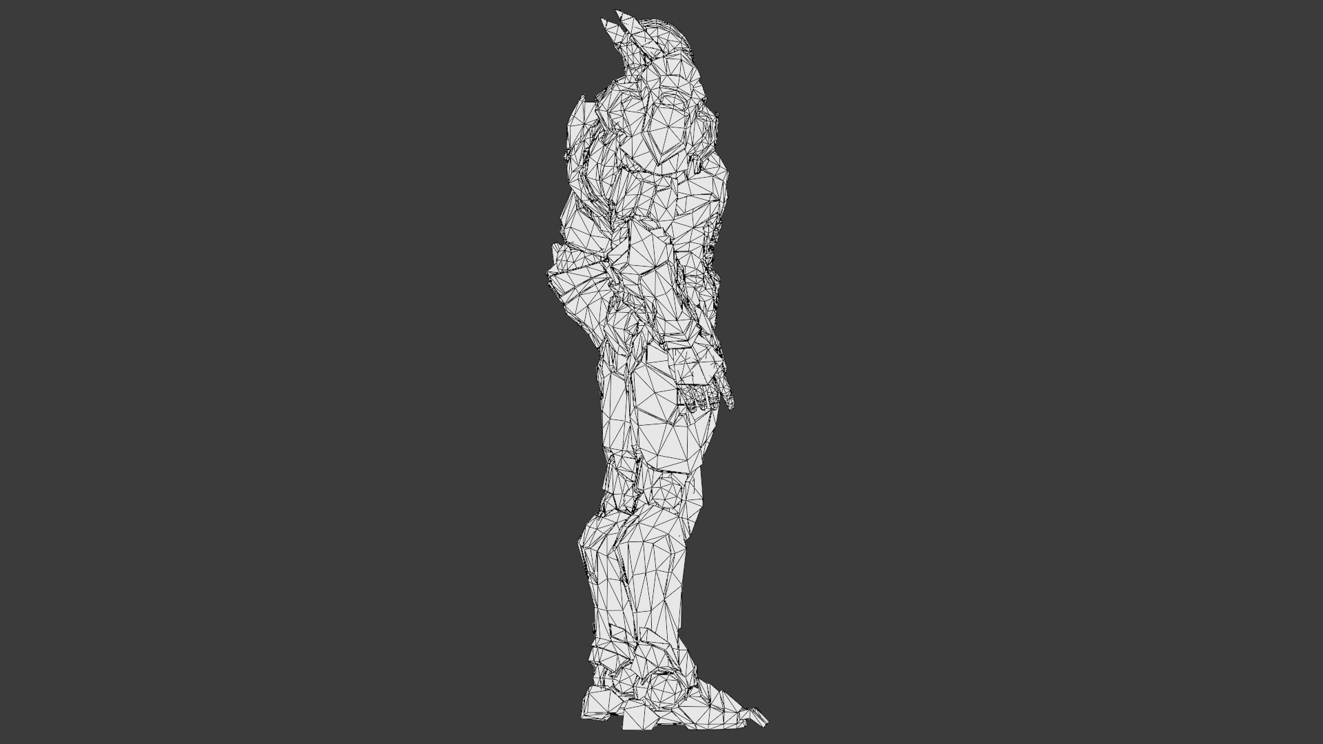 Ultron Futuristic AI Robot Overlord 3D Model Metallic Villain Low-poly 3D model_32