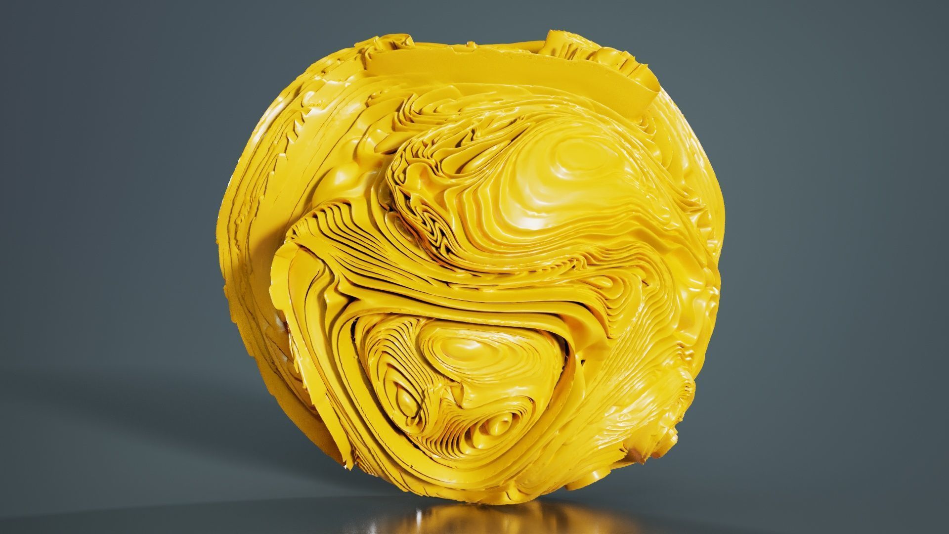 Folded Sphere 3 3D model_6