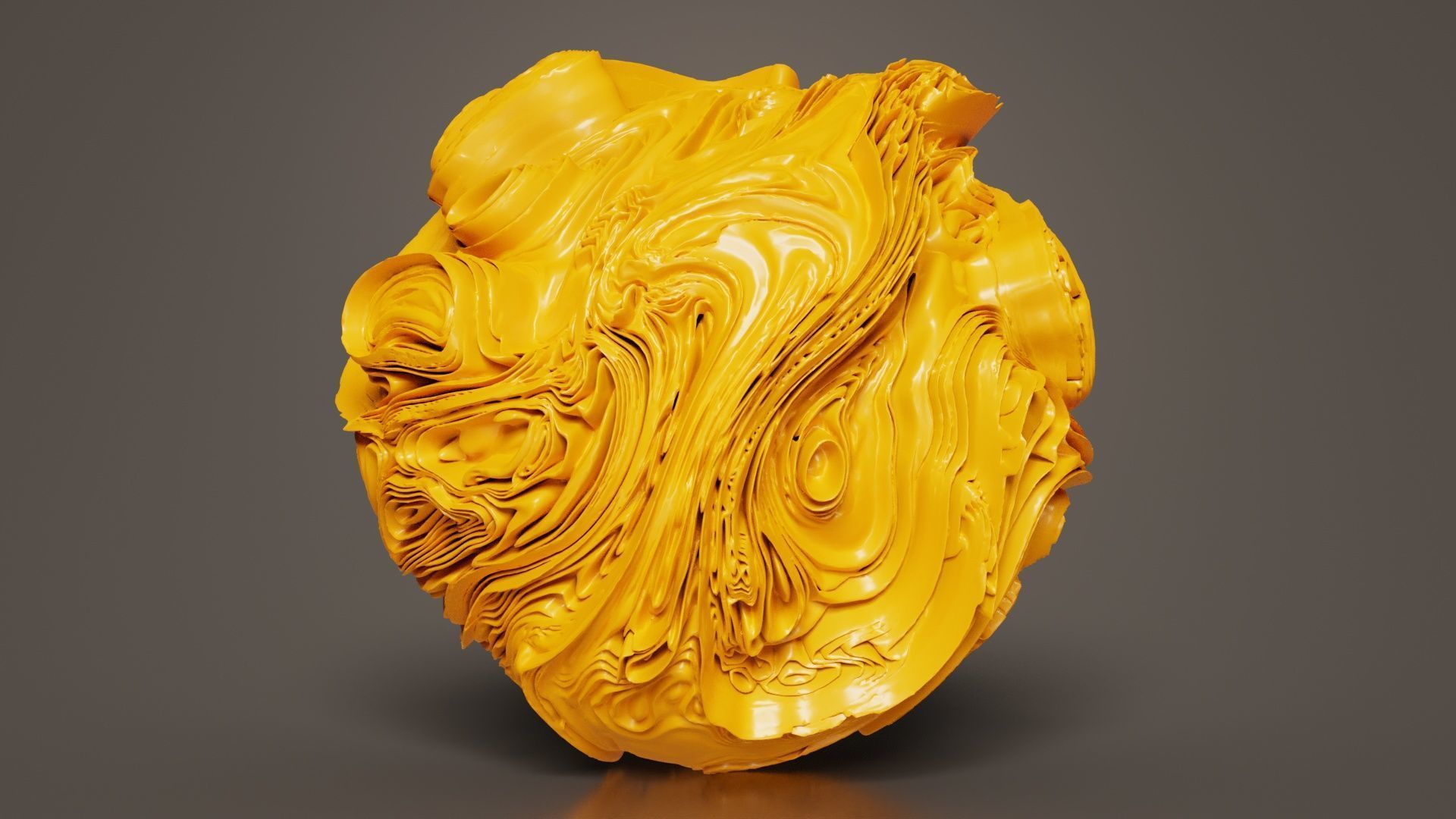 Folded Sphere 3 3D model_1