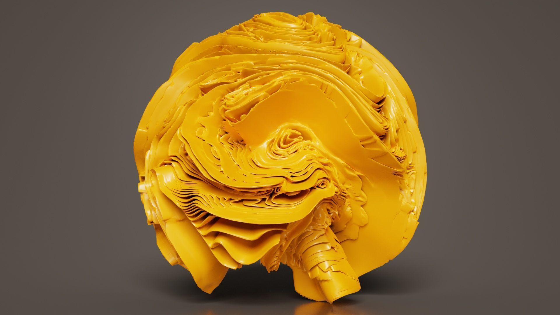Folded Sphere 5 3D model_7