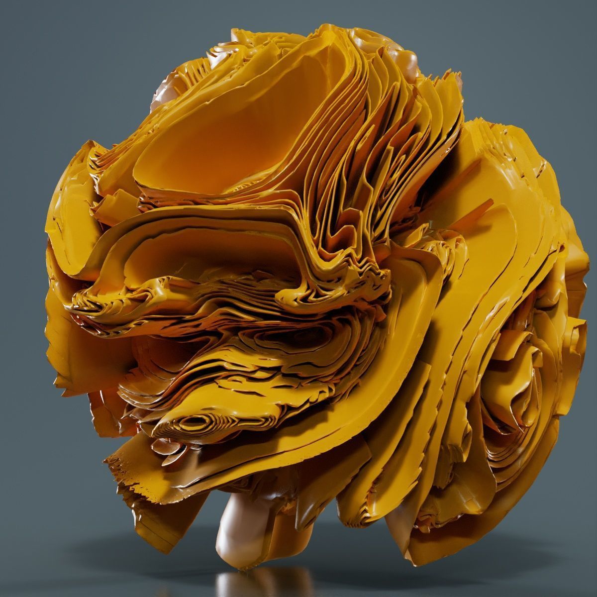 Folded Sphere 5 3D model_10